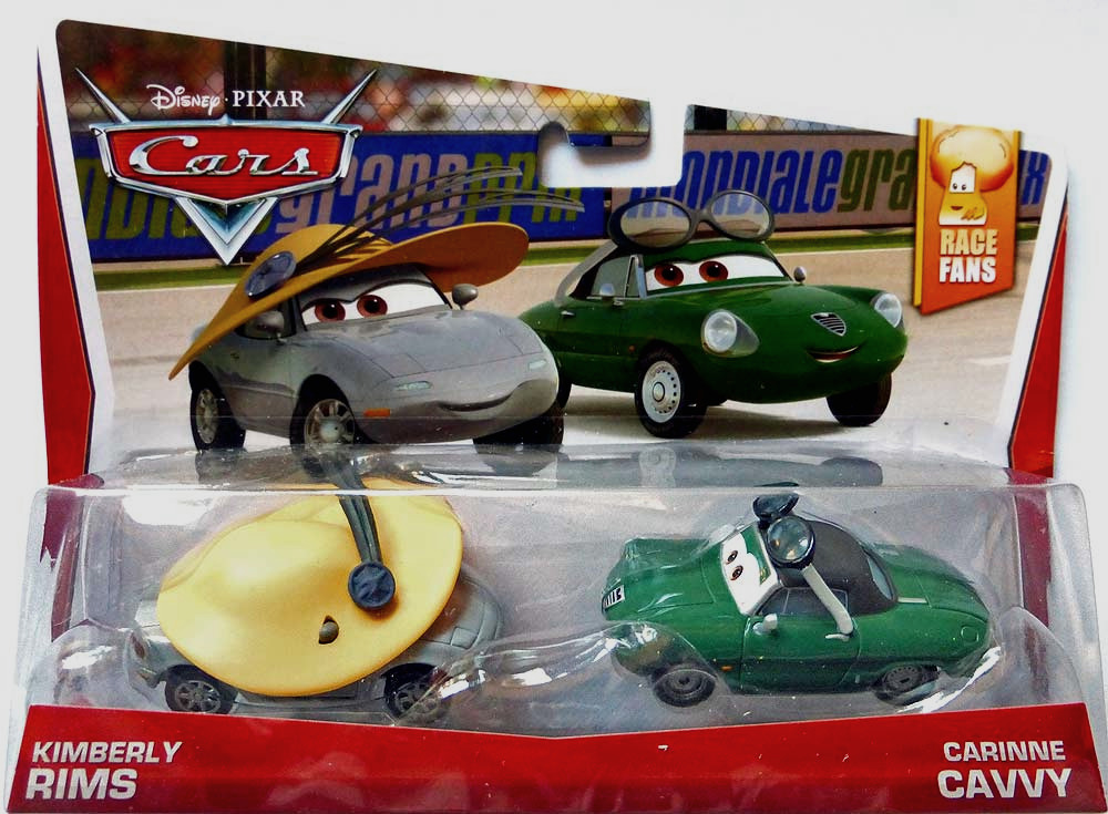 Kimberly Rims & Carinne Cavvy — Rare Pixar Cars Diecast