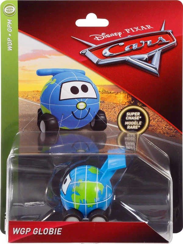 WGP Globie (Super persecución) — Rare Pixar Cars Diecast